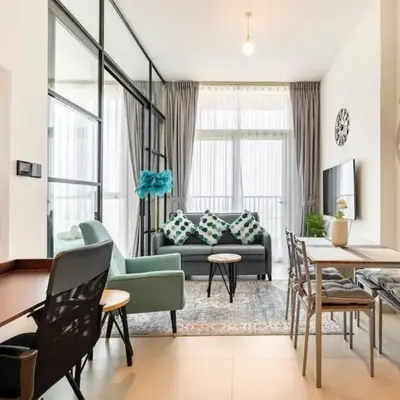 Fully-equipped 1-br in Dubai Hills great amenities
