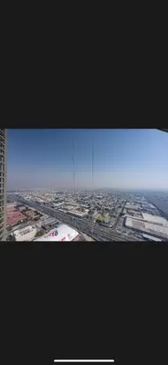 a view of a city from the top of a building at Modern 2 BDR Apartment in Business Bay, Ocean & Burj AlArab Stunning View in Dubai