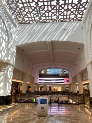 a view of the lobby of a shopping mall at Dorm&GO in Dubai