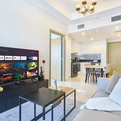 Aykon City 2BR Luxury Stay Close to Downtown