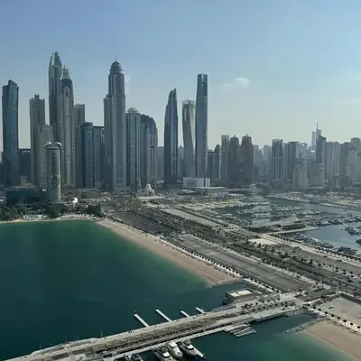 2BR-Beach Access - Stunning Marina&Palm View