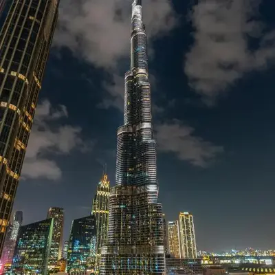 Full Burj Khalifa and Fountain View from All Rooms