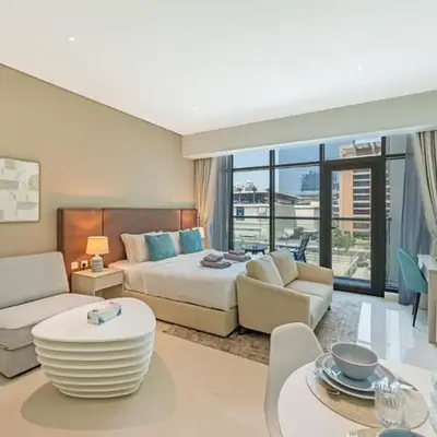 Spacious Studio Beach Access Seven Palm Dubai