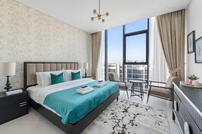 Gallery image of Tranquil Retreat 1 BR with Serene Views in District 1 in Dubai
