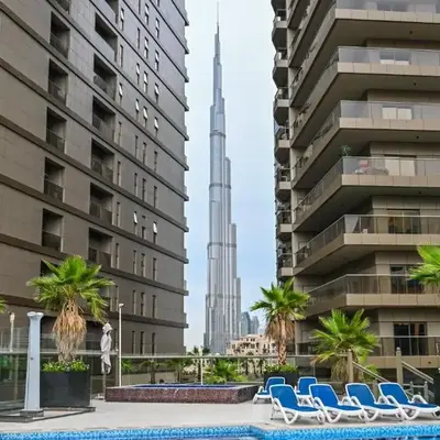 Spacious 1 BHK with City Views Near Burj Khalifa