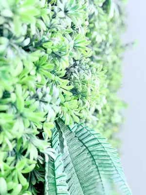 a bunch of green bananas on a wall at LivWithUs-Studio in One BR Setup, Dubai Marina in Dubai