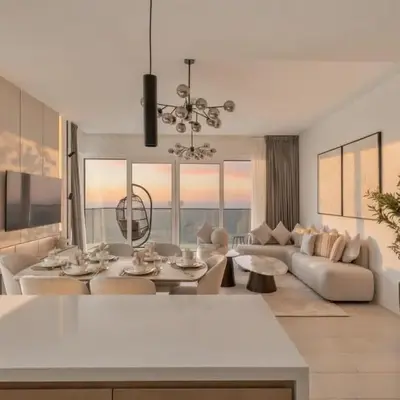 La Vie Jumeirah Beach Residence 3 Bedroom Beachfront Apartment with Palm Views