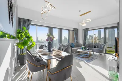 Gallery image of Stunning 3BR unobstructed Burj Khalifa View in Dubai