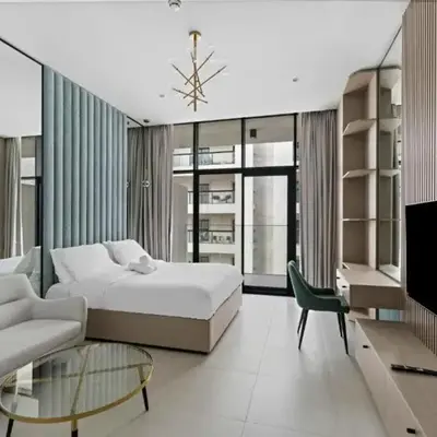 Modern Studio close to Marina with Balcony - 5 min walk from Metro
