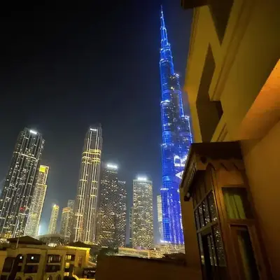 Souk Al Bahar connected to Dubai Mall