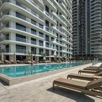 Brand New Stylish 1-Bed Getaway with Private Beach and Palm Views