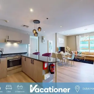 Vacationer I Steps to Metro I Premium 2 Bedroom Apartment I Yacht Bay Marina