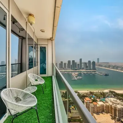 Amazing Design Colorfull Flat Palm Jumeirah View in Heart of Marina