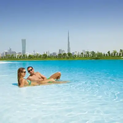 Luxury 1BR in District One with Lagoon Views