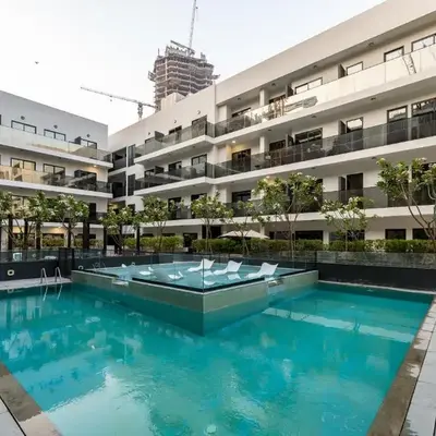 Lux & New 2 BHK in Jumeirah Village Circle I Close to everything I Pool I High Speed Internet I Balcony