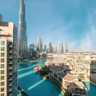 Luxury two Bedroom Apartment I Front row Downtown with Private Fountain & Burj View by Luxury Space