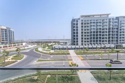 Gallery image of AirDXB - Quiet Elegance Studio Living Near Burj Khalifa in Azizi Riviera in Dubai