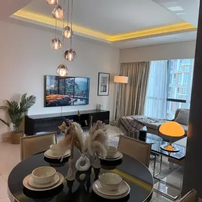 2BR Apartment in Paramount Hotel with Burj Khalifa View
