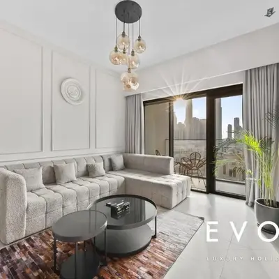Full Burj & Fountain View - Evoke 2BR at Burj Royale
