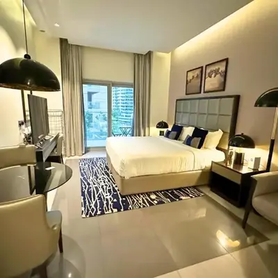 Stunning Burj Views Studio Mins to Dubai Mall 603
