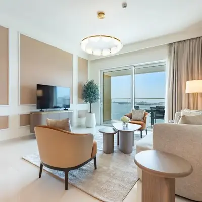 Luxe 2 bedroom Apartment full Sea and Palm Views