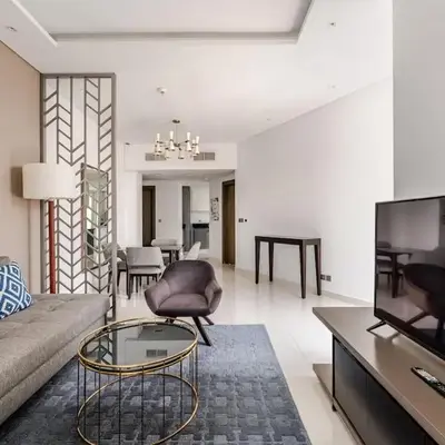 Stylish 1BR with Burj & Canal View