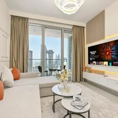 Luxury 2BR in Downtown 35th Floor 5 min walk Dubai Mall