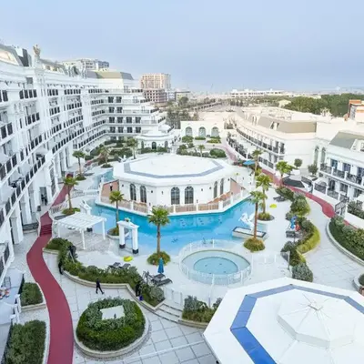 1BR Lagoon View Luxury Spa Retreat near Miracle Garden