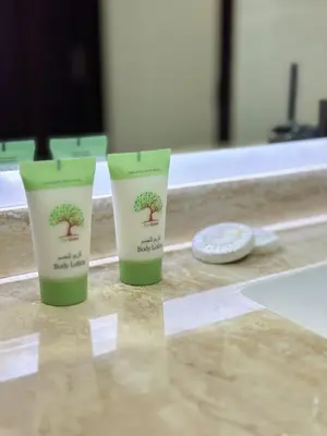 two cups sitting on top of a counter at Central & Luxurious 2BR- Burj Khalifa & Dubai Mall in Dubai