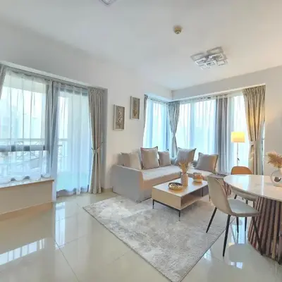Versatile 1BR with Burj Khalifa View
