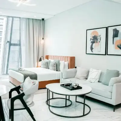 Stylish Stay with Rooftop Pool and Gym