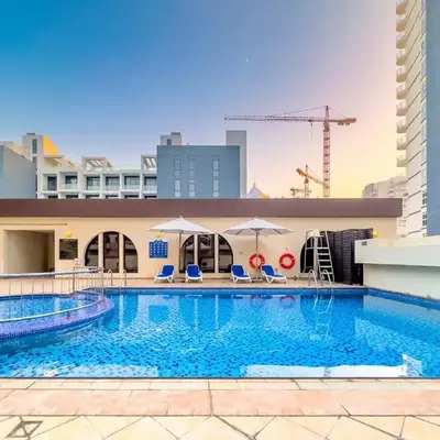 Dubai 1BR Balcony Views Near Miracle Garden