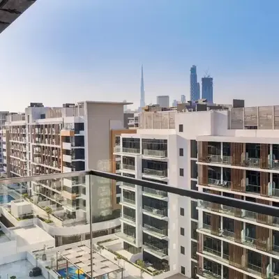 Stylish City Studio with Burj Khalifa View