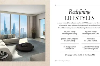 a page of a brochure for a living room at Stunning 2 bed dubai mall burj khalifa downtown ACT 1 in Dubai