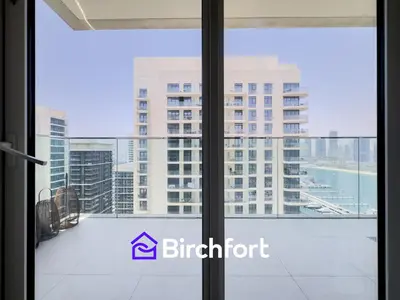 a view from the window of a building at Spacious 3,5 BHK with Amazing View in Dubai