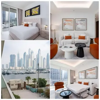 Luxury 1 Bedroom in Emaar Beach Front - Dubai Marina - Private Beach
