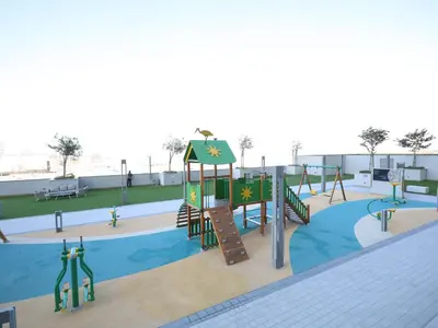 an image of a playground with a slide at Sobha Creek Vistas Reserve, Sobha Hartland, Dubai in Dubai