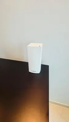 a white box sitting on top of a table at Royal Montania by DAMAC Maison Prive in Dubai