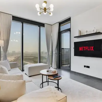 Bookable 2 Bed Crest Sobha Hartland with Burj view