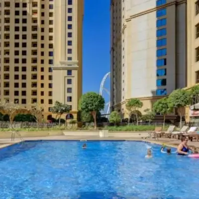 HiGuests - Fancy 1BR Apt With Aerial Marina Views in JBR