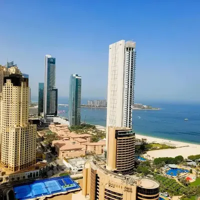 Apartment in Dubai Marina with Sea View & Balcony & Pool