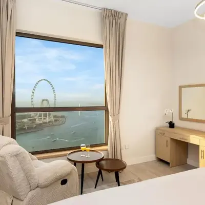 Luxurious 2BHK Sea & Dubai Eye View