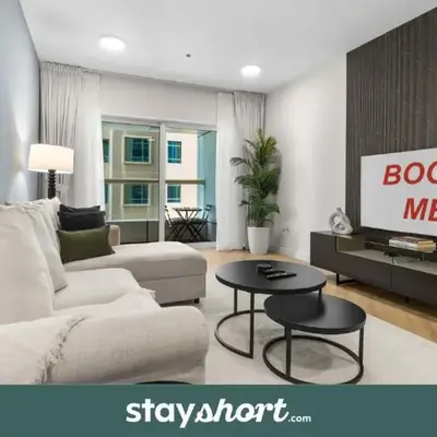 StayShort - Dubai Marina for 2 people with a Private Balcony