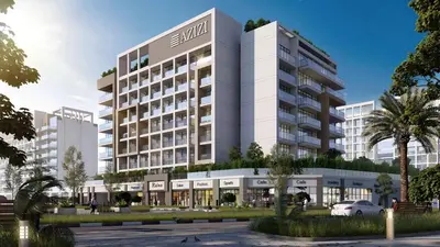 an architectural rendering of a building at Azizi Riviera 63 in Dubai