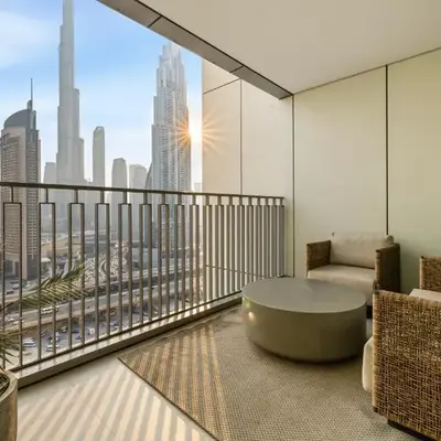 Luxury 2BR Walk-In Closet Full Burj Khalifa View