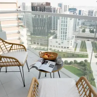 Modern Studio with Balcony