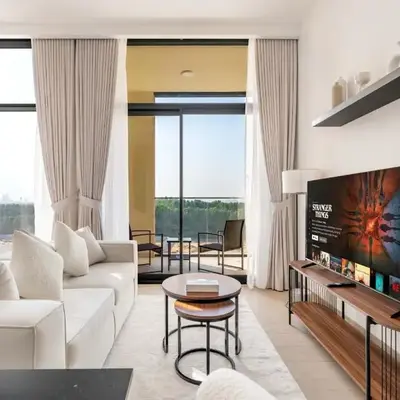 Relaxing Studio with Balcony & Pool in Haven Tower