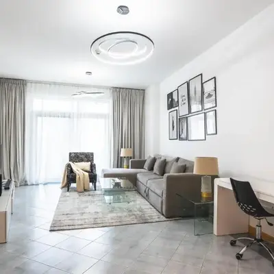 Elegant 1-BDR with Panoramic Marina & Canal Views