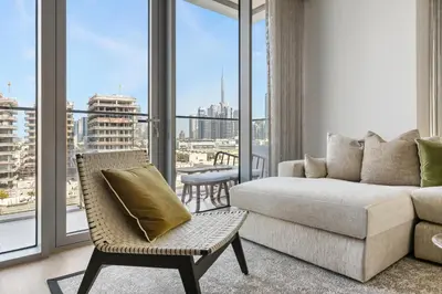 Gallery image of Luxurious 3BR with Burj Khalifa and Canal View in Dubai