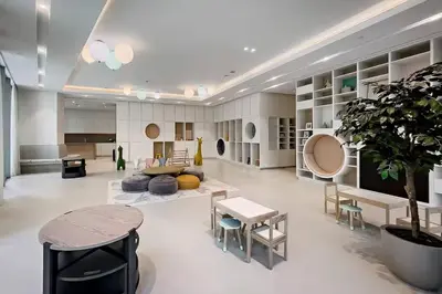 a living room with a couch and a table at Stunning Full Burj Khalifa and Fountain View Apartment in Dubai